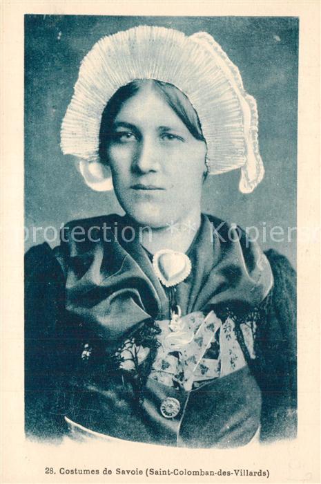 Saint-Colomban-des-Villards Costumes de Savoie Tracht