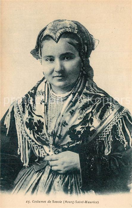 Bourg-Saint-Maurice Costumes de Savoie Tracht