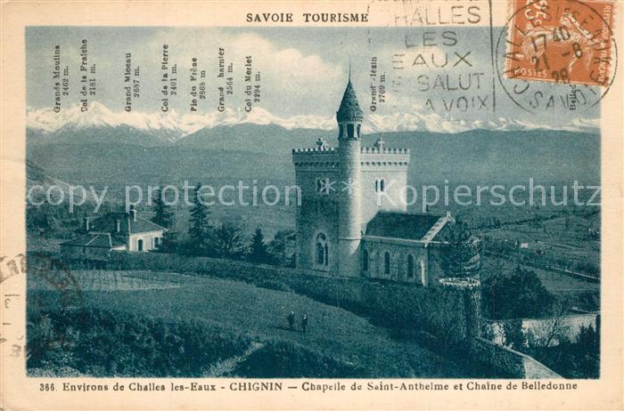 Chignin Chapelle de Saint Anthelme