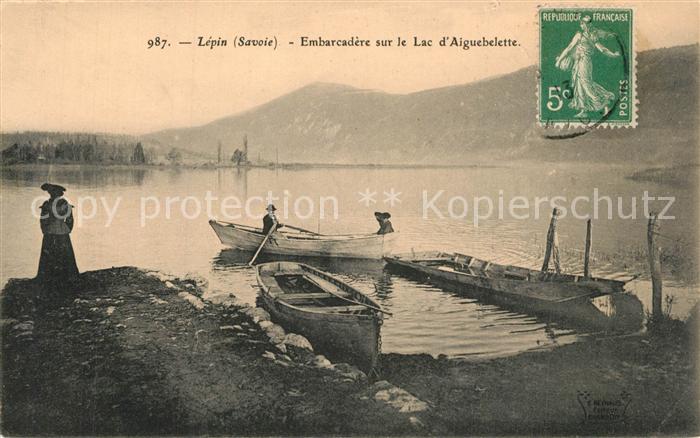 Lepin-le-Lac Embarcad?re sur le Lac d`Aiguebelette