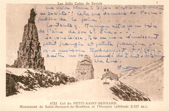 Saint-Bernard du Touvet Monument de Saint Bernard de Menthon et L Hospice