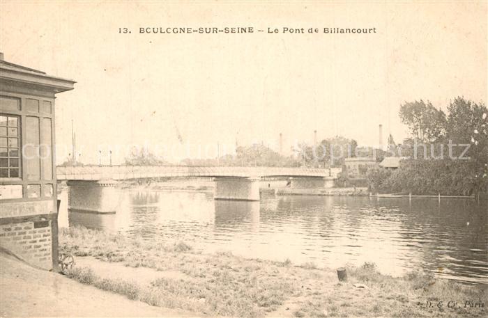 Boulogne-sur-Seine Bilancourt Pont de Billancourt