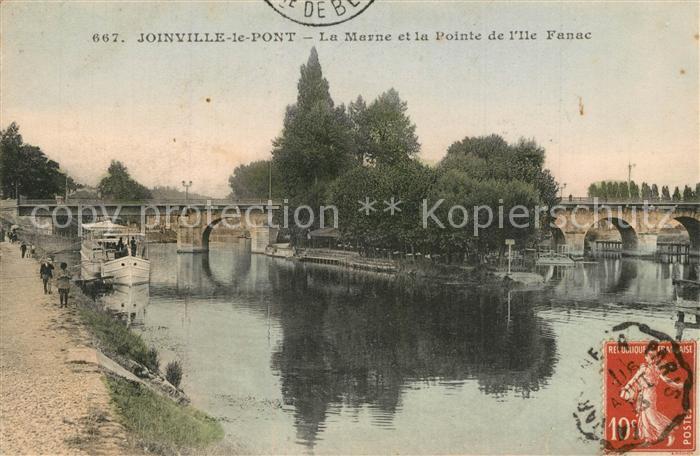 Joinville-le-Pont La Marne et la Pointe de L_Ile Fanac