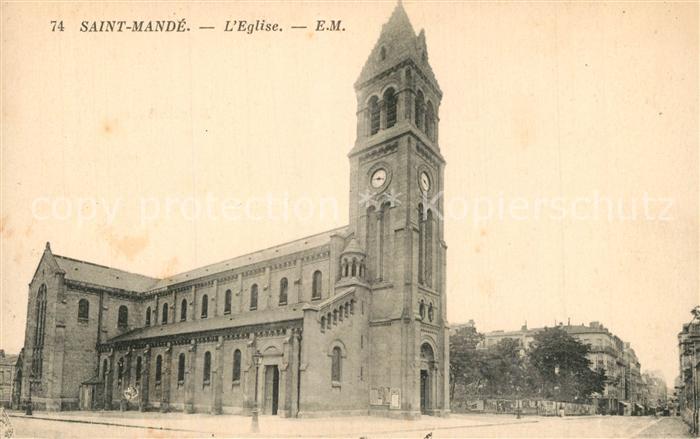Saint-Mande Val-de-Marne Eglise