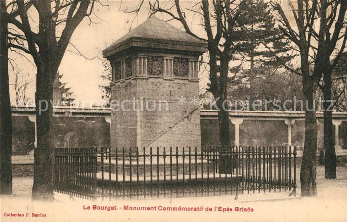 Le Bourget Seine-Saint-Denis Monument Commemoratif de L Ep?e Bris