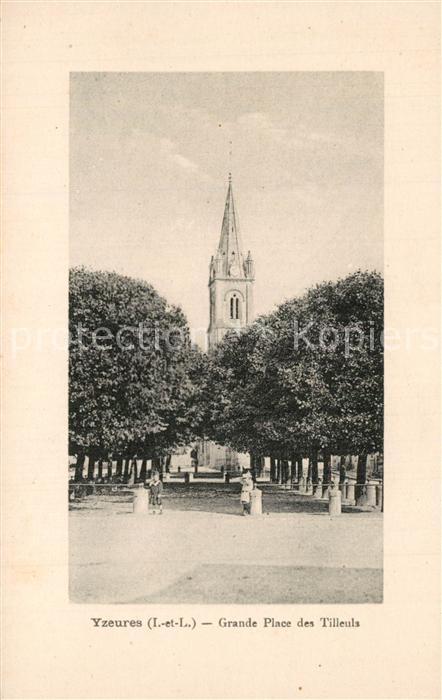Yzeures-sur-Creuse Grande Place des Tilleuls