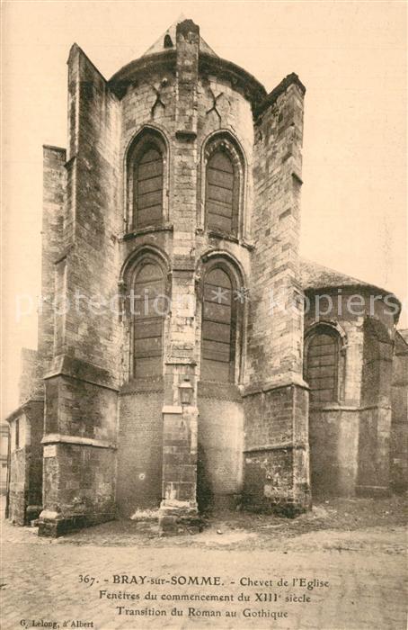 Bray-sur-Somme Chevet de L Eglise