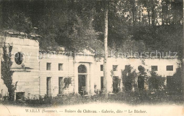 Wailly Conty Ruines du Chateau
