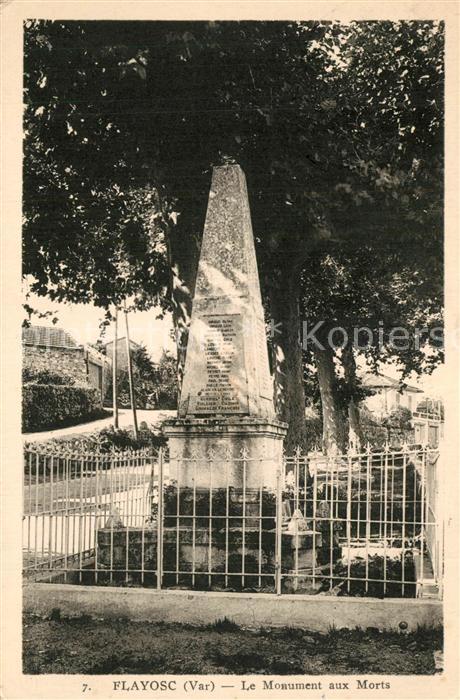 Flayosc Monument aux Morts