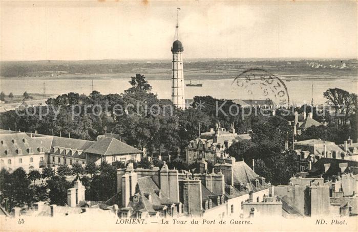 Lorient Morbihan Bretagne Tour du Port de Guerre
