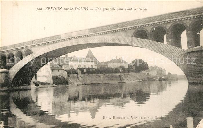 Verdun-sur-le-Doubs Pont National