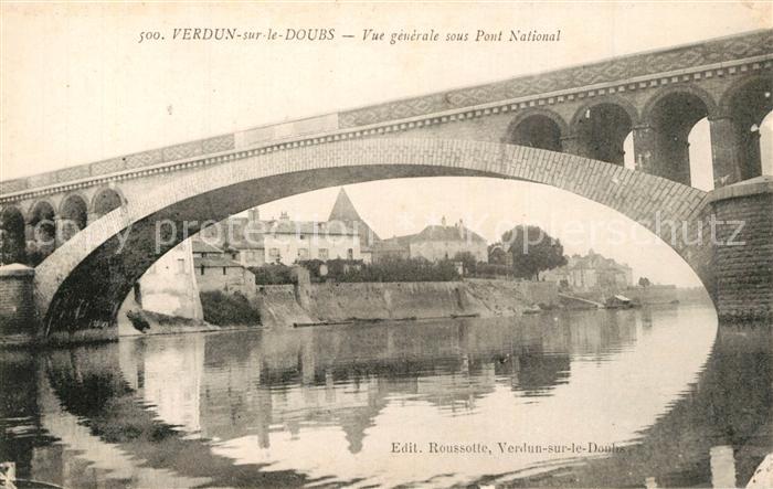 Verdun-sur-le-Doubs Pont National