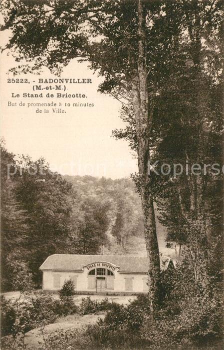 Badonviller Le Stand de Bricotte