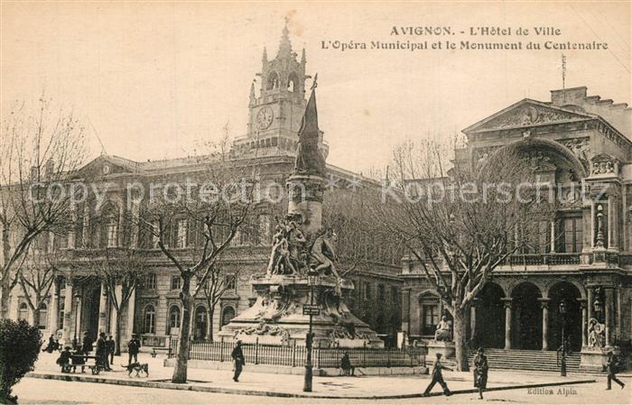 Avignon Vaucluse Hotel de Ville Opera Monument