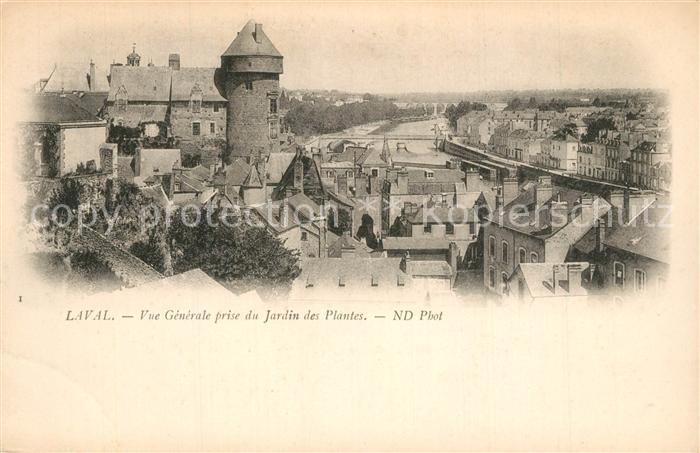 Laval Mayenne Vue prise des Plantes