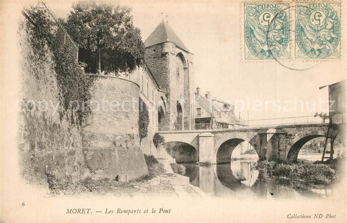 Moret-sur-Loing Les Remparts et le Pont