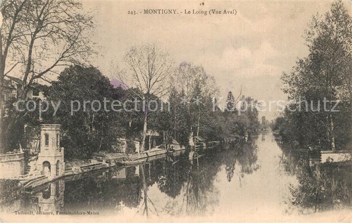 Montigny-sur-Loing Vue Aval