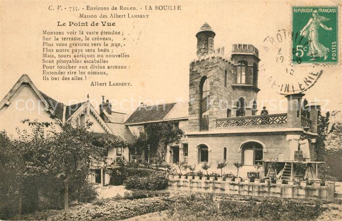 La Bouille 76 Maison des Albert Lambert Le Pont de Vue