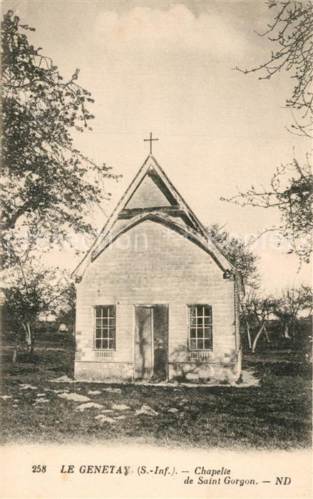 Saint-Georges-du-Bois Sarthe Le Genetay Chapelle de Saint Gorgon
