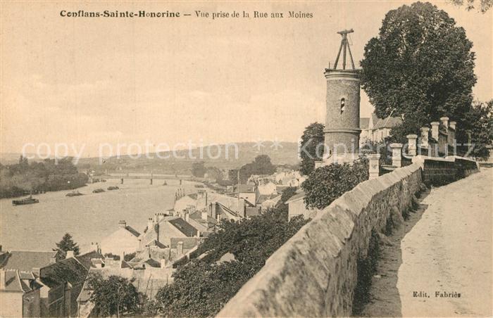 Conflans-Sainte-Honorine Vue prise de la Rue aux Moines
