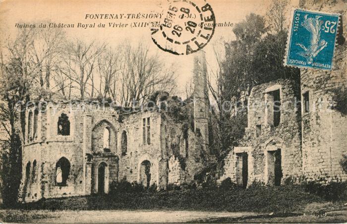 Fontenay-Tresigny Ruines du Chateau Royal du Vivier