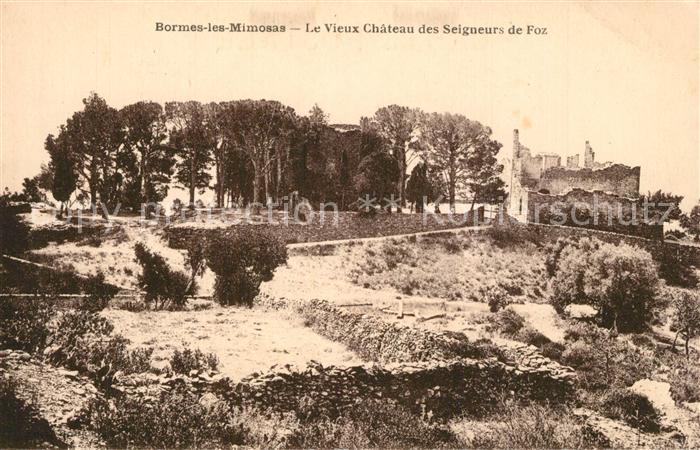 Bormes-les-Mimosas Le Vieux Chateaudes Seigneurs de Foz
