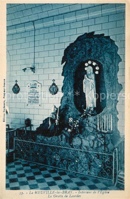 La Neuville-les-Bray Interieur de l’Eglise La Grotte de Lour