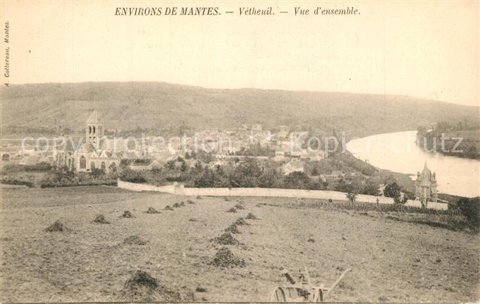 Vetheuil Vue d ensemble