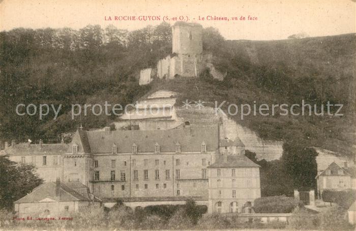 La Roche-Guyon Le Chateau vu de face
