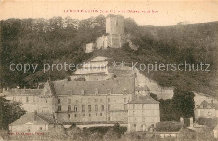 La Roche-Guyon Le Chateau vu de face