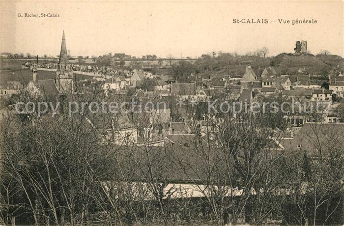 Saint-Calais Sarthe Vue generale