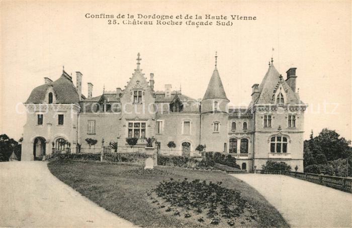 Dordogne Chateau Rocher facade Sud
