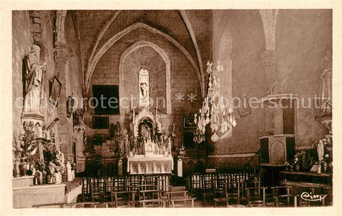 Eymoutiers Interieur de l’Eglise de Ste Anne