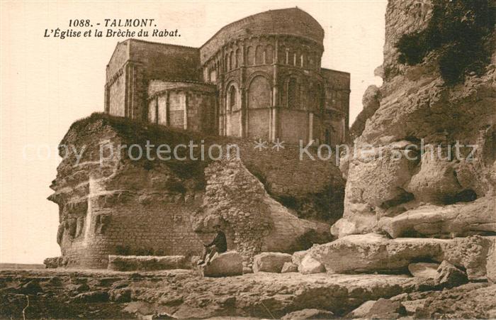 Talmont-Saint-Hilaire Eglise et la Breche du Rabat