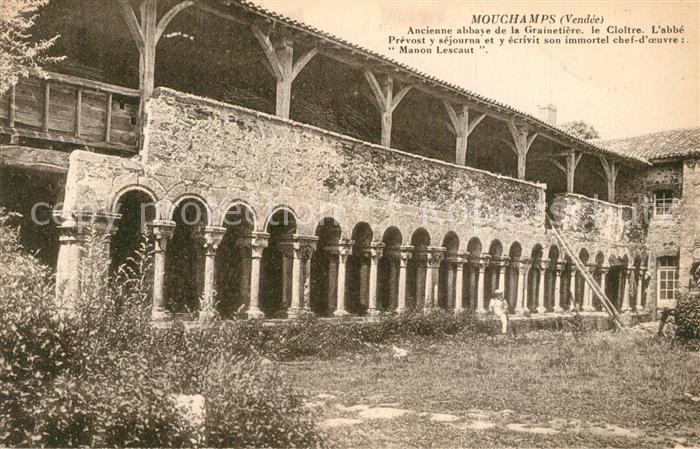 Mouchamps Ancienne abbaye de la Grainetiere le Cloitre