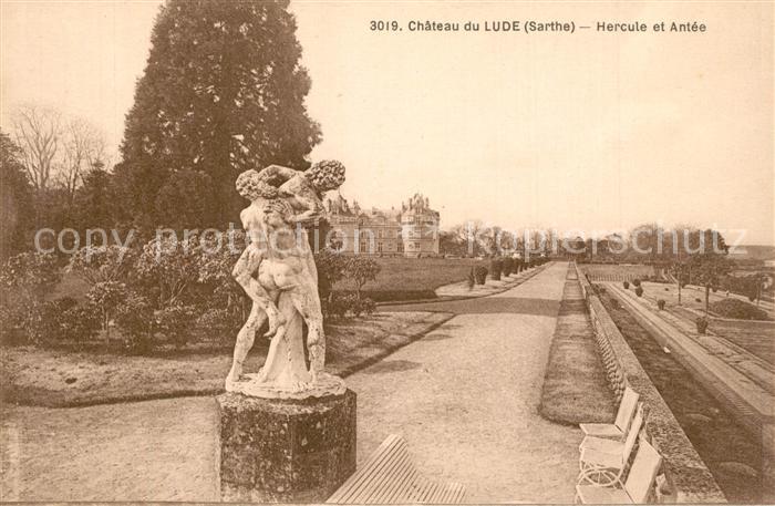 Le Lude Chateau du Lude Hercule et Antee