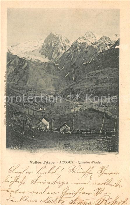 Accous Vallee d’Aspe Quartier d_Aulet
