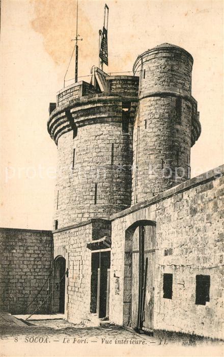 Socoa Le Fort Vue interieure