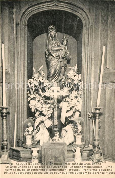 Allouville-Bellefosse Chapelle Interieure du Gros Chene