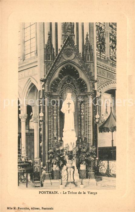 Pontmain Le Trone de la Vierge