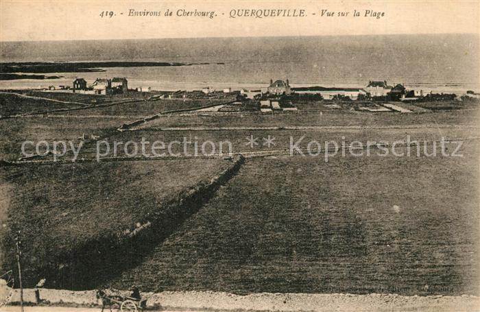 Querqueville Vue sur la Plage