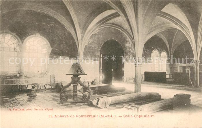 Fontevraud-l Abbaye Salle Capitulaire