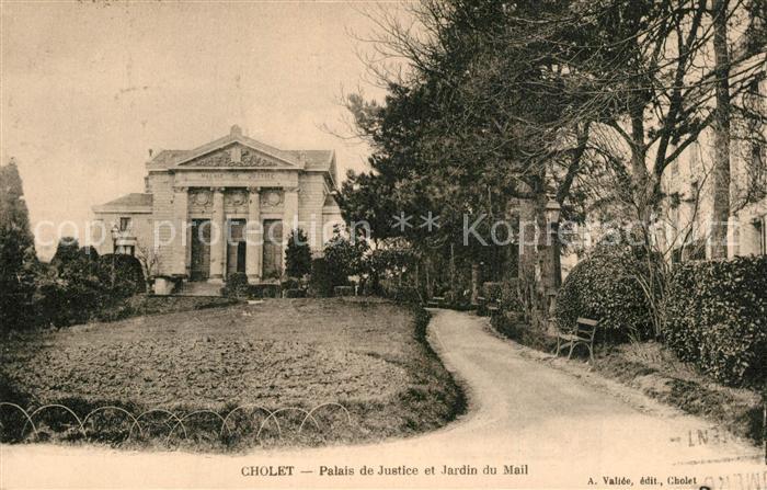 Cholet Palais de Justice et Jardin du Mail