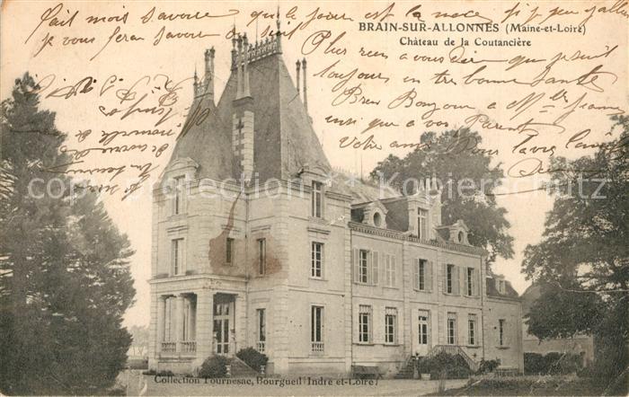 Brain-sur-Allonnes Chateau de la Coutanciere