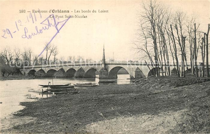 Orleans Loiret Le Pont Saint Nicolas