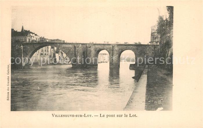 Villeneuve-sur-Lot Le pont sur le Lot