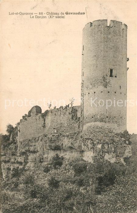 Gavaudun Chateau de Gavaudun Le Donjon
