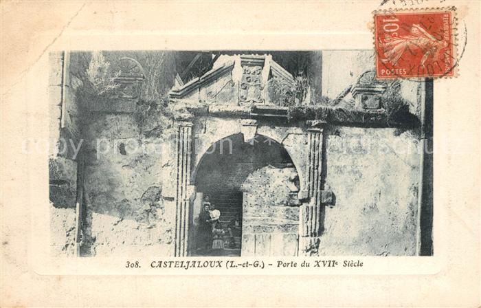 Casteljaloux Porte du XVII Siecle