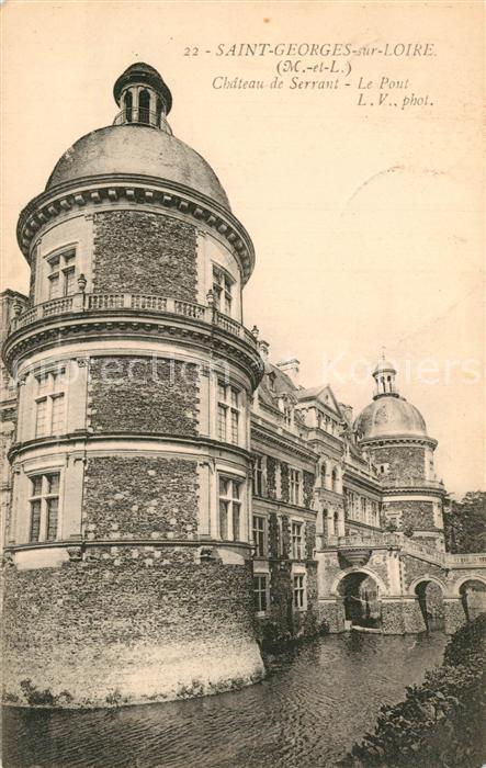 Saint-Georges-sur-Loire Chateau de Serrant Le Pont