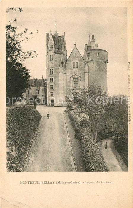 Montreuil-Bellay Facade du Chateau